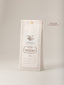 Verlet thé noir parfumé fraise rhubarbe, sachet 100g, packaging blanc liseré dentelle, infusion 90°C 4-5 min