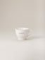 Petite tasse Verlet en porcelaine blanche 9cl, élégante et minimaliste, idéale pour déguster café ou thé