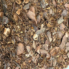 Mélange de rooibos, écorces de cacao du Pérou et gousses de vanille de Madagascar pour infusion gourmande sans théine