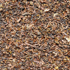 Thé wulong semi-oxydé Parfum Amande & Châtaigne de Verlet, feuilles séchées brun ambré