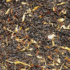 Thé noir bergamote orange Verlet, mélange raffiné d'écorces d'agrumes et feuilles torréfiées artisanalement